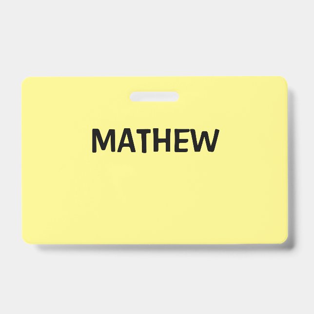 Badge simple lettre initiale monogramme ajouter votre no (Avant)