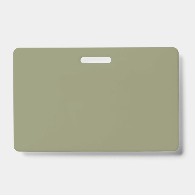Badge Simple minimaliste pastel sauge (Avant)