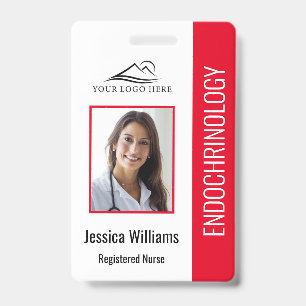 Badge Simple Rouge Nursing 