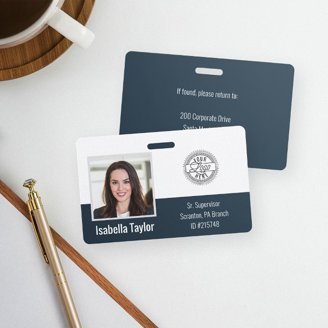 Badge Société de sécurité de carte d'identité d'employé  (Créateur téléchargé)