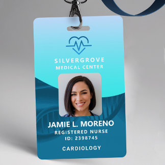 Badge Soins de santé Médicale logo du coeur Photo Turquo