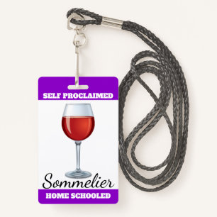 Badge Sommelier auto-proclamé