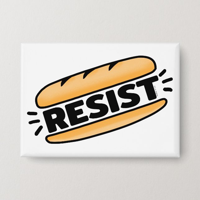 Badge Sous Sandwich résiste au fascisme (Recto)