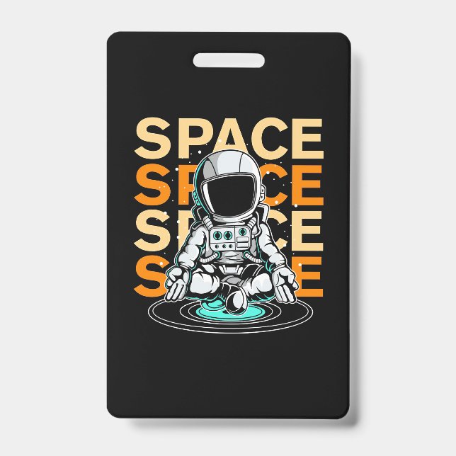 Badge Space Space Astronaut (Avant)