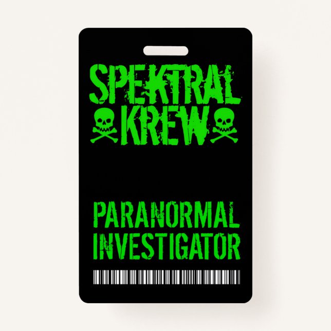 Badge Spectral Krew Lanyard (Devant)