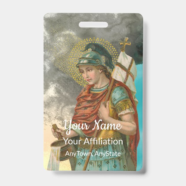 Badge St. Florian avec seau (tous deux; M 019) (Avant)