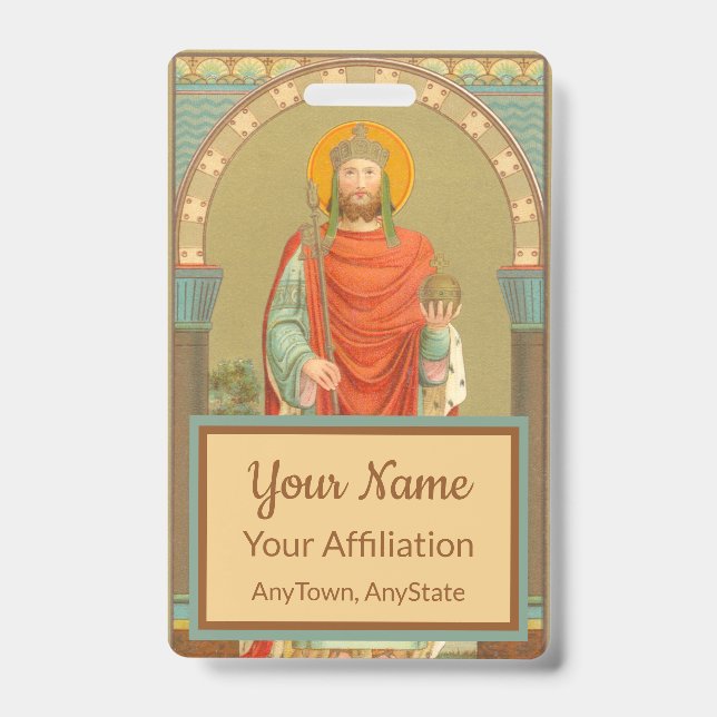 Badge St. Henry II, Empereur (BBS 10; Style 2) (Face)