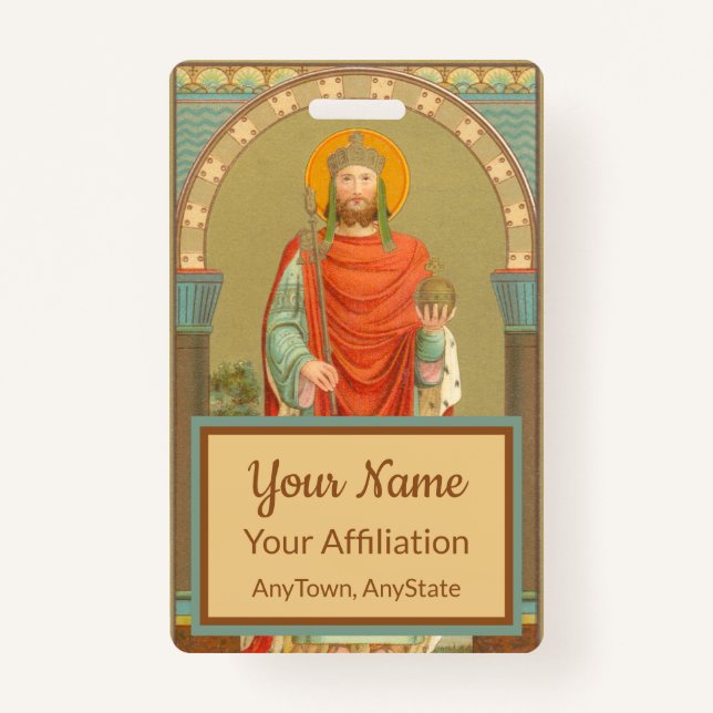 Badge St. Henry II, Empereur (BBS 10; Style 2) (Devant)