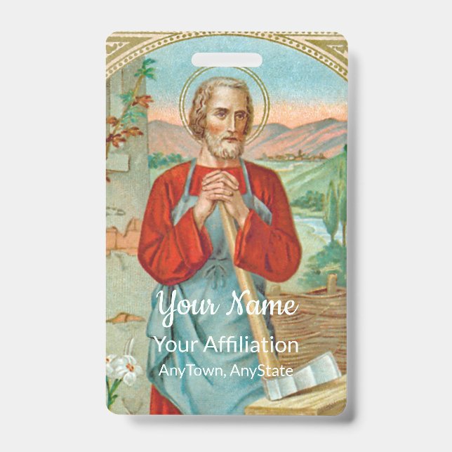 Badge St. Joseph le travailleur (BK 31) (Avant)