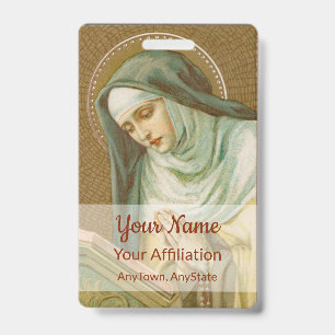 Badge St. Mary Magdalene de Pazzi (JM 45) (Style 1)