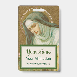 Badge St. Mary Magdalene de Pazzi (JM 45) (Style 2)