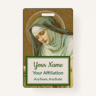 Badge St. Mary Magdalene de Pazzi (JM 45) (Style 2)