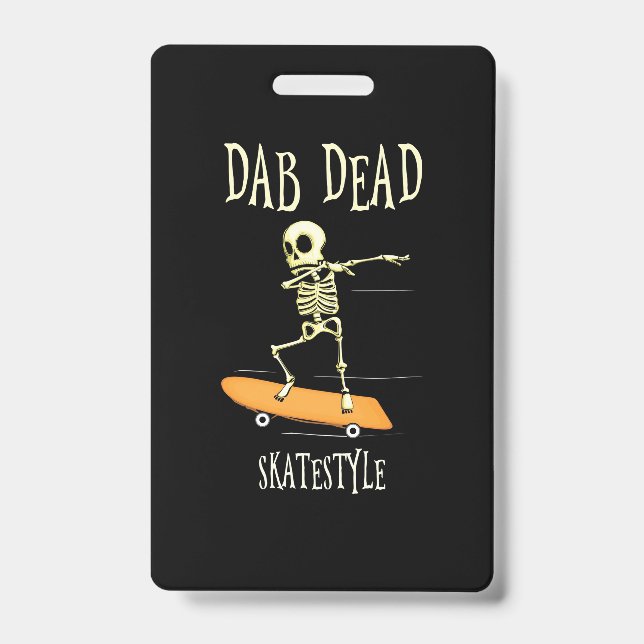 Badge Style de skate Halloween Dabbing (Avant)