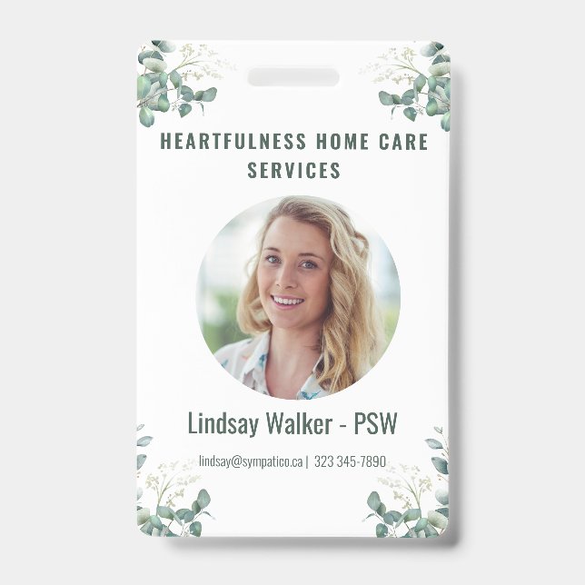 Badge Style Eucalyptus (Face)