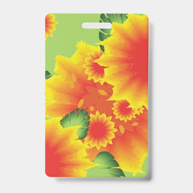 Badge Style Floral Tropical (Avant)