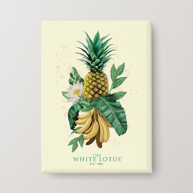 Badge Suite ananas au White Lotus (Recto)