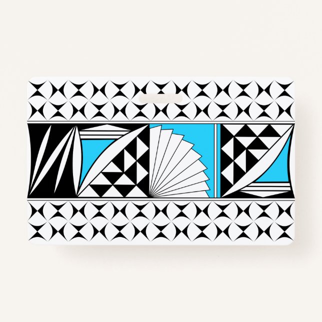 Badge Sunrise autochtone du sud-ouest en turquoise (Devant)