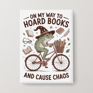 Badge Sur mon chemin pour thésauriser des livres et caus