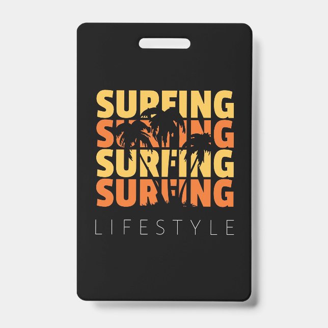 Badge Surf Style de vie Surf (Avant)