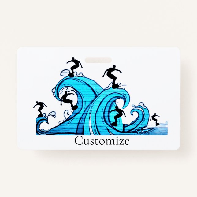 Badge Surfers Partout Thunder_Cove (Devant)