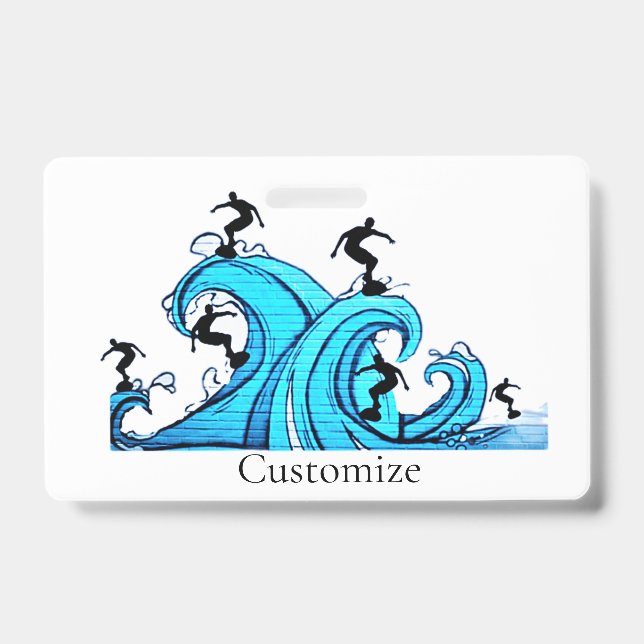 Badge Surfeurs Partout Thunder_Cove  (Avant)