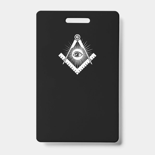 Badge symbole de la franc-maçonnerie (Avant)