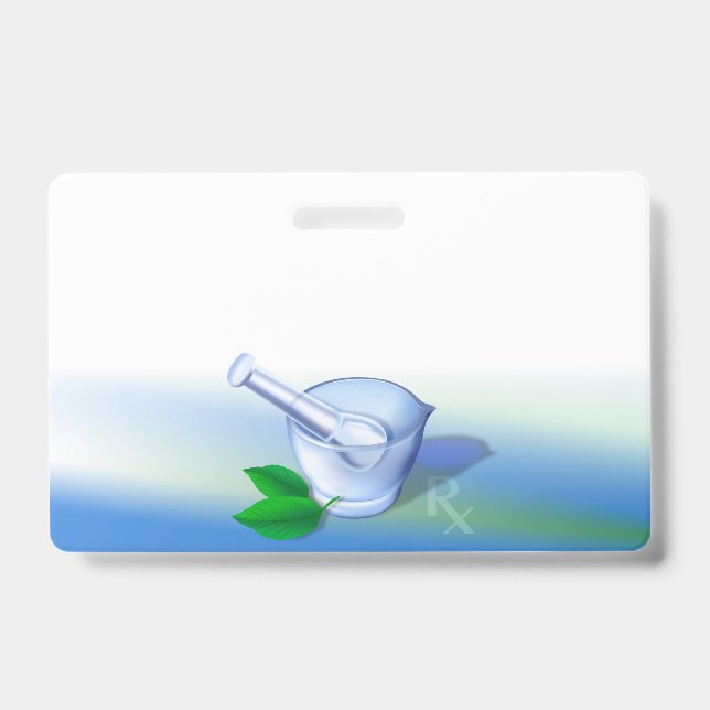Badge Symbole de pharmacie (Avant)