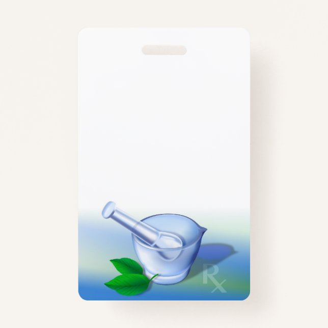 Badge Symbole de pharmacie (Devant)