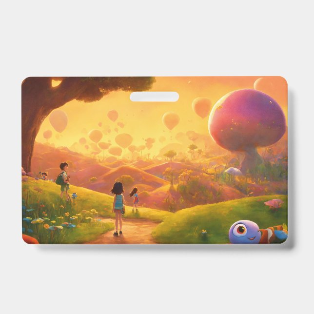 Badge Tablette de dessin Magique pour Enfants – Aventure (Avant)