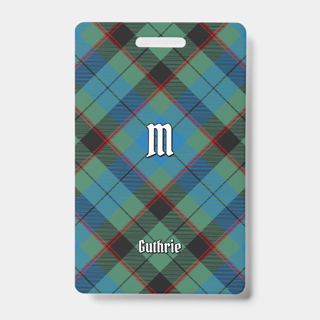 Badge Tartan Clan Guthrie (Avant)