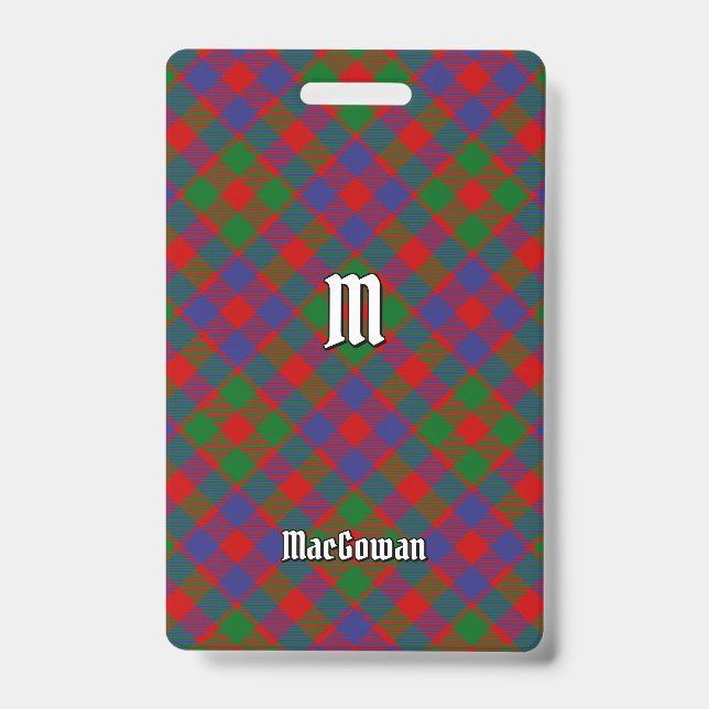 Badge Tartan Clan MacGowan (Avant)