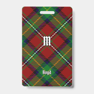Badge Tartan du clan Boyd