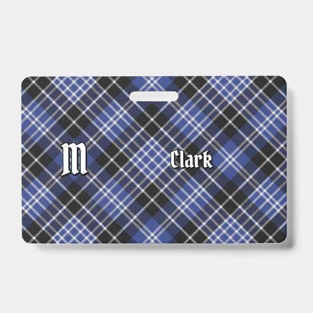 Badge Tartan du clan Clark (Avant)