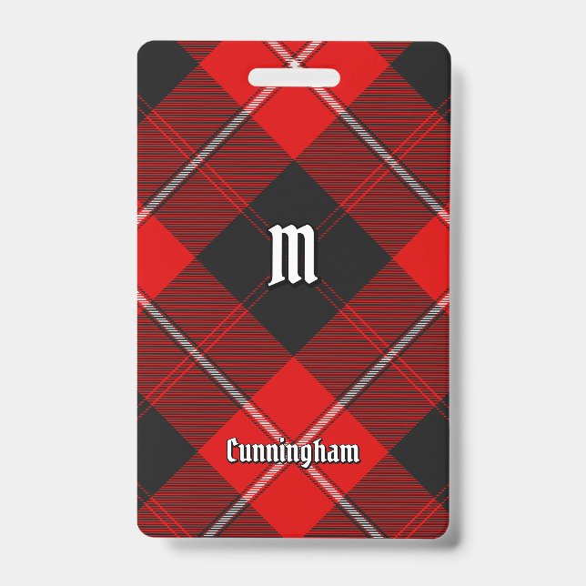 Badge Tartan du clan Cunningham (Avant)