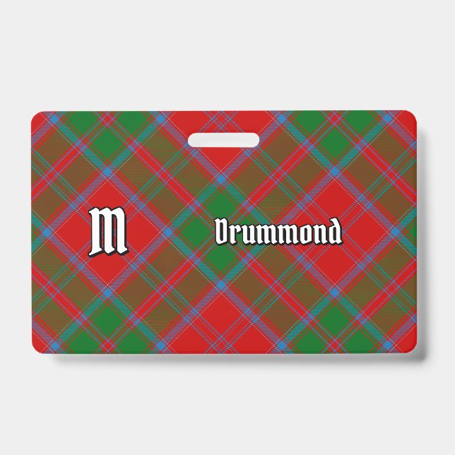 Badge Tartan du clan Drummond (Avant)
