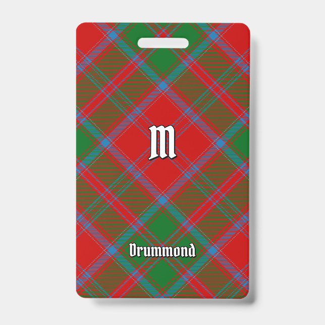 Badge Tartan du clan Drummond (Avant)