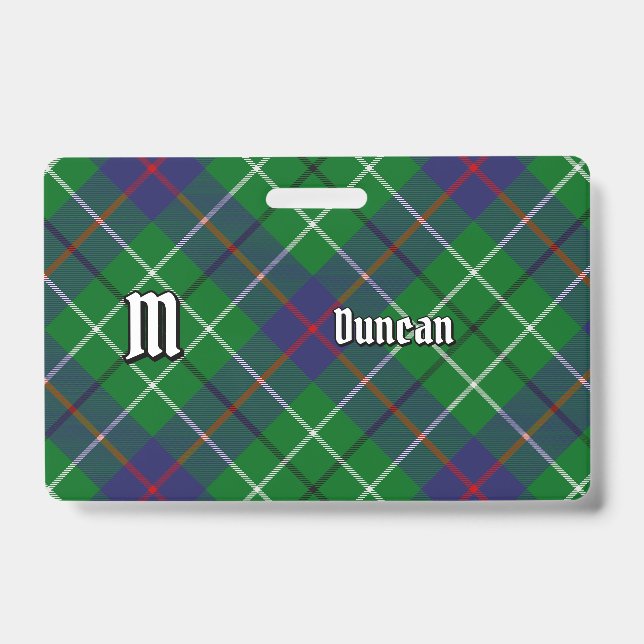 Badge Tartan du clan Duncan (Avant)
