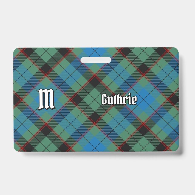 Badge Tartan du clan Guthrie (Avant)