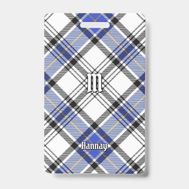 Badge Tartan du clan Hannay (Avant)