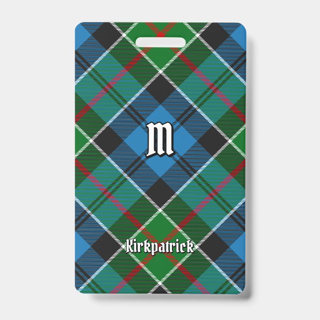 Badge Tartan du clan Kirkpatrick (Avant)