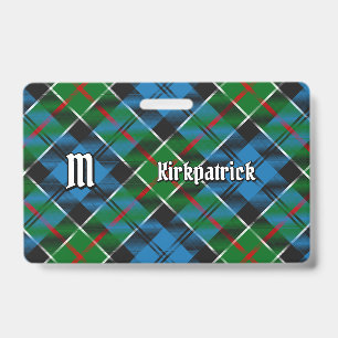 Badge Tartan du clan Kirkpatrick