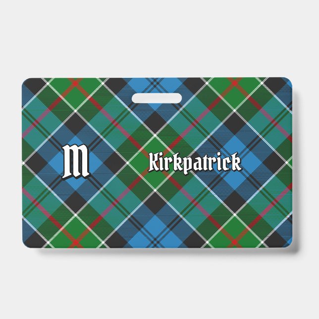 Badge Tartan du clan Kirkpatrick (Avant)