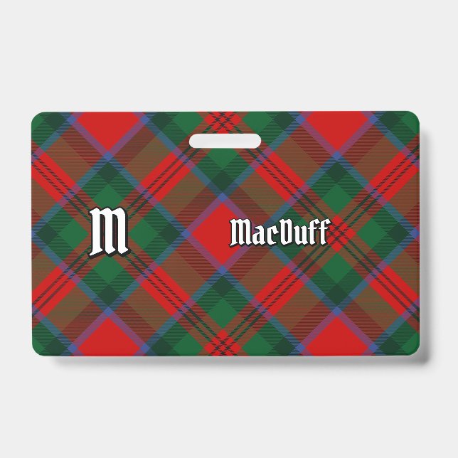 Badge Tartan du Clan MacDuff (Avant)