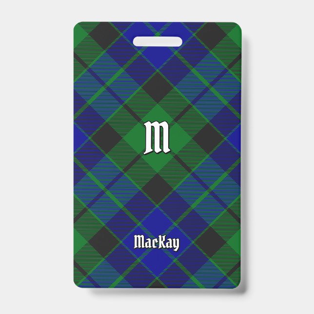 Badge Tartan du clan MacKay (Avant)