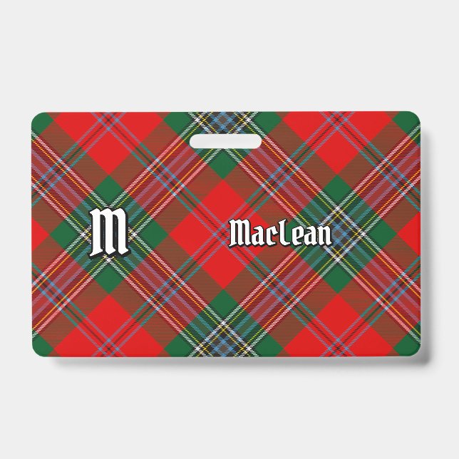 Badge Tartan du clan MacLean (Avant)