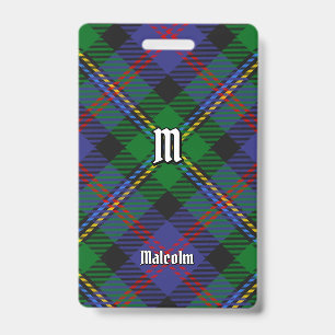 Badge Tartan du clan Malcolm