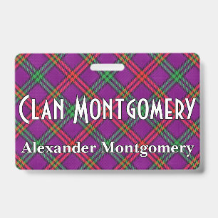 Badge Tartan du clan Montgomery Snappy