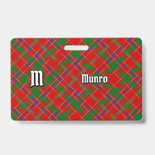 Badge Tartan du clan Munro
