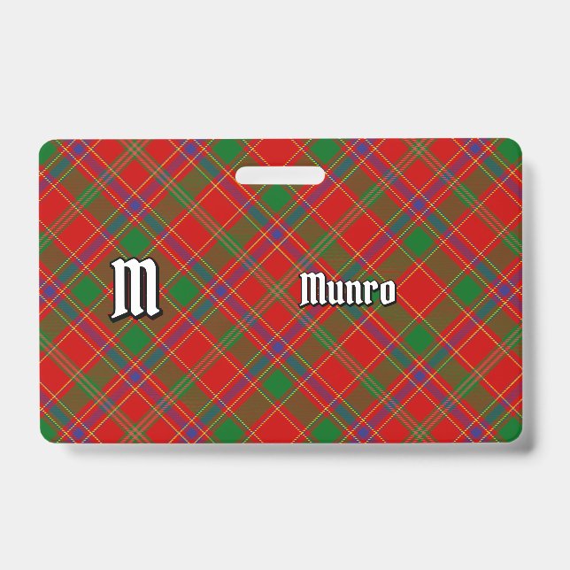 Badge Tartan du clan Munro (Avant)
