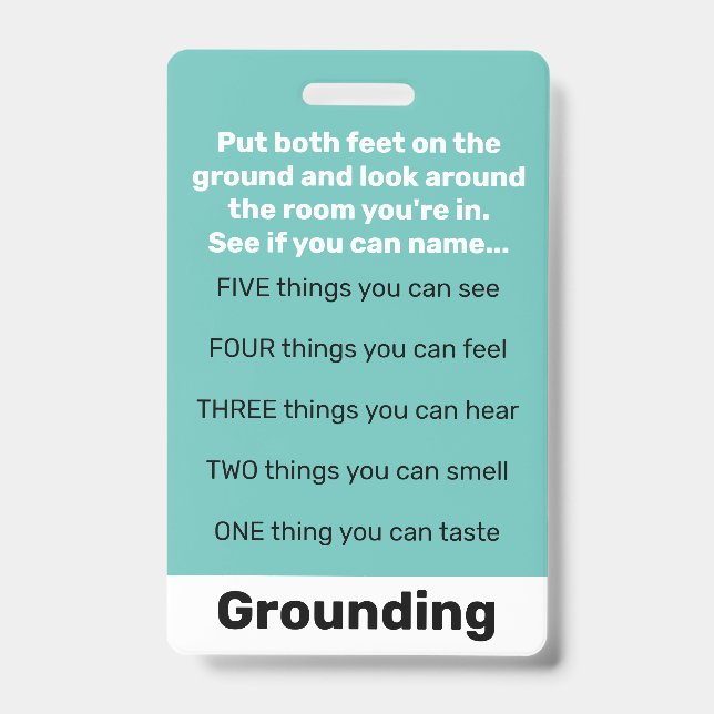 Badge Techniques d'ancrage de la vie de l'enfant (Avant)